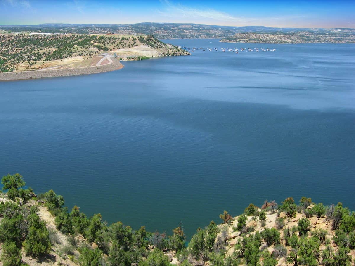 View over the Navajo Reservoir